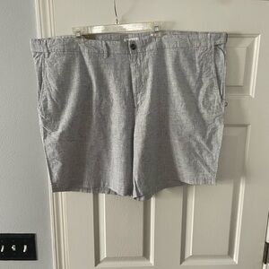 Big n Tall Men's Gray Shorts